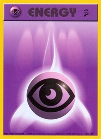 Psychic Energy 129/130 Base Set 2 Pokémon card