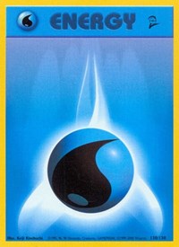 Water Energy 130/130 Base Set 2 Pokémon card
