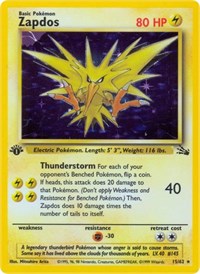 Zapdos 15/62 · 1st Edition