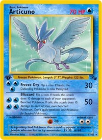 Articuno 17/62 · 1st Edition