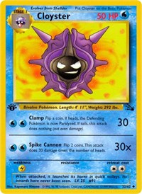 Cloyster 32/62 · 1st Edition