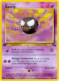 Gastly 33/62 · 1st Edition