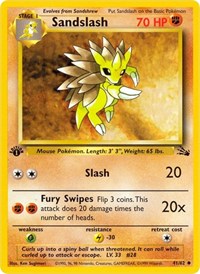Sandslash 41/62 · 1st Edition