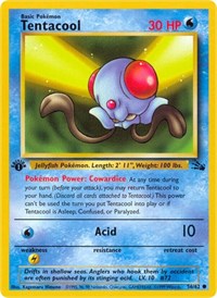 Tentacool 56/62 · 1st Edition
