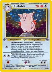Clefable 01/64 · 1st Edition