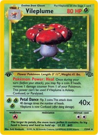 Vileplume 15/64 · 1st Edition