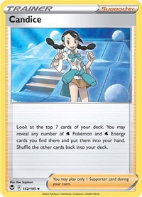 Candice 152/195 Silver Tempest Reverse Holo Pokémon card