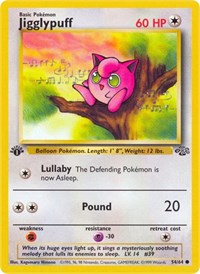 Jigglypuff 54/64 · 1st Edition
