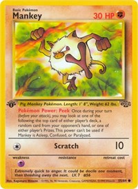 Mankey 55/64 · 1st Edition