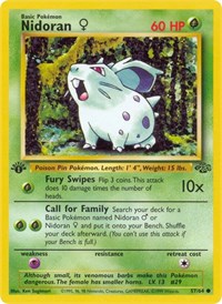 Nidoran F 57/64 · 1st Edition
