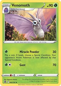 Venomoth 002/195 · Reverse Holo