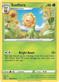 Sunflora 006/195 · Reverse Holo