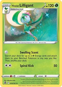 Hisuian Lilligant 010/195 · Reverse Holo