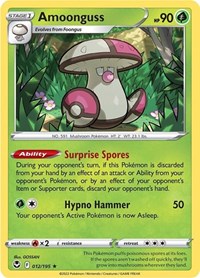 Amoonguss 012/195 · Reverse Holo