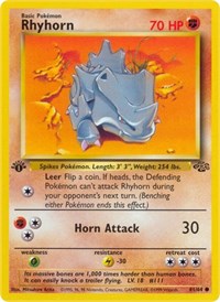 Rhyhorn 61/64 · 1st Edition