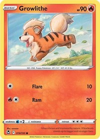 Growlithe 019/195 · Reverse Holo