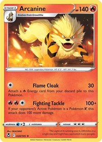 Arcanine 020/195 · Reverse Holo