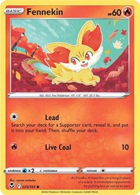 Fennekin 025/195 · Reverse Holo