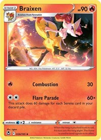 Braixen 026/195 · Reverse Holo