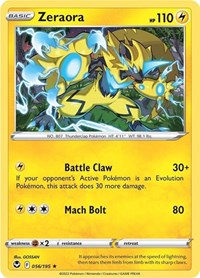 Zeraora 056/195 · Reverse Holo