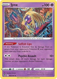 Jynx 062/195 · Reverse Holo