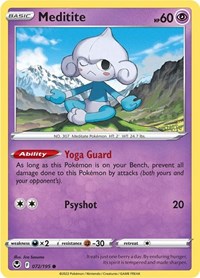 Meditite 072/195 · Reverse Holo