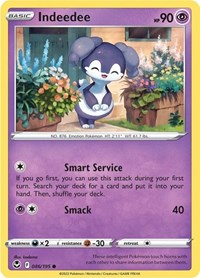 Indeedee 086/195 · Reverse Holo