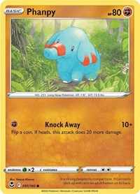Phanpy 091/195 · Reverse Holo