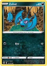 Zubat 103/195 · Reverse Holo