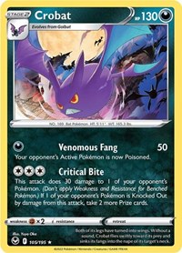 Crobat 105/195 · Reverse Holo