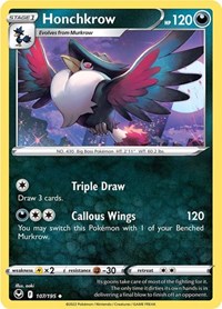 Honchkrow 107/195 · Reverse Holo