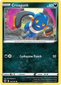 Croagunk 109/195 · Reverse Holo