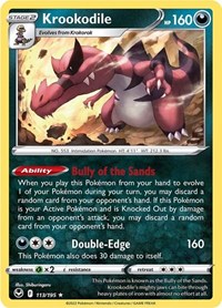 Krookodile 113/195 · Reverse Holo