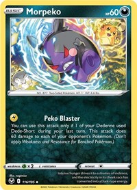 Morpeko 116/195 · Reverse Holo