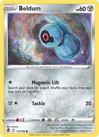 Beldum 117/195 · Reverse Holo