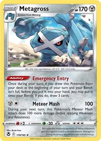Metagross 119/195 · Reverse Holo