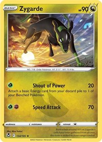 Zygarde 134/195 · Reverse Holo