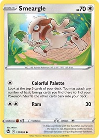Smeargle 137/195 · Reverse Holo