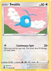 Swablu 142/195 · Reverse Holo