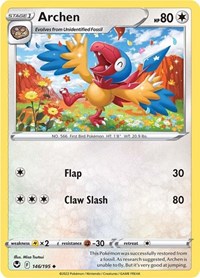 Archen 146/195 · Reverse Holo