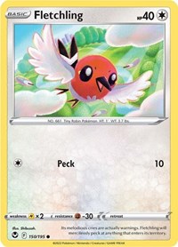 Fletchling 150/195 · Reverse Holo