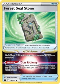 Forest Seal Stone 156/195 Silver Tempest Pokémon card