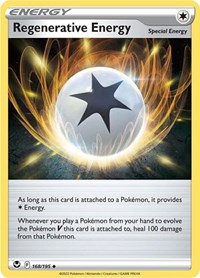Regenerative Energy 168/195 Silver Tempest Reverse Holo Pokémon card