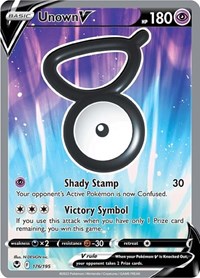 Unown V Full Art 176/195