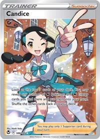 Candice Full Art 189/195 Silver Tempest Pokémon card