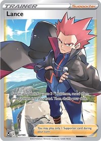 Lance Full Art 192/195 Silver Tempest Pokémon card