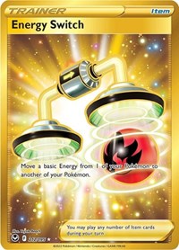 Energy Switch Secret 212/195 Silver Tempest Pokémon card