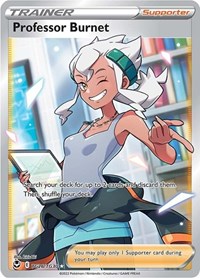 Professor Burnet TG26/TG30 Silver Tempest Trainer Gallery Pokémon card