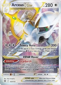 Arceus VSTAR (Metal Card) 123/172