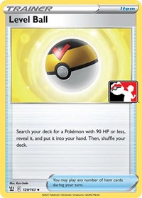Level Ball 129/163 Prize Pack Series Cards Pokémon card